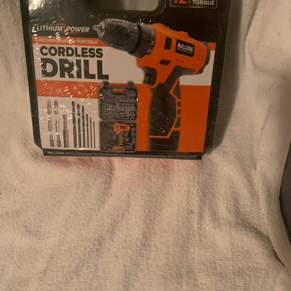 Bulldog Lithium Power 12 Volt Cordless Drill Rechargeable & Portable - Picture 2 of 5